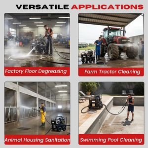 Idropulitrice a Benzina Sanitmax Sm4000 ad Alta Pressione 4000 Psi 4.0 Gpm Acqua Calda Attrezzatura per Pulizia Commerciale - Product Image 6