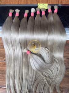 Extensiones de Cabello Virgen Gris Sin Procesar de Alta Calidad, Ondulado Natural, Ondulado Profundo Suelto, Suave, Brillante, Tejido de Cabello Vietnamita - Product Image 4