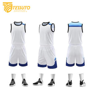 Conjunto de Camiseta de Baloncesto Unisex Personalizada, Ropa Deportiva de Secado Rápido, Transpirable, 100% Poliéster, Antibacteriana, Sin Mangas, con Logotipo Personalizado - Product Image 6