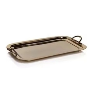 Modern Metal Serving <b>Tray</b> Suitable For Daily <b>Kitchen</b> Use Dining Setup And Food Presentation - Product Image 2