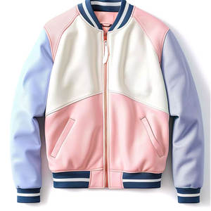 Wholesale New Fashion <b>Men's</b> Solid Color Customized Vintage Denim Breathable <b>Flight</b> <b>Jackets</b> Outdoor Varsity Bomber Design <b>Jacket</b> - Product Image 1
