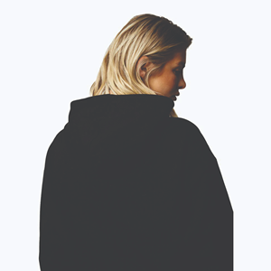 Women's Winter Pullover Hoodie 100% Cotton Knitted Soft Casual Loose Fit <b>Batwing</b> Sleeve Eco-Friendly Streetwear <b>Tops</b> - Product Image 4