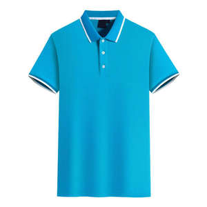 Polo respirant pour homme à manches courtes |   Logo personnalisé OEM |   Vêtements décontractés d'été - Product Image 3