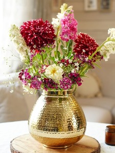 Vases à fleurs en métal de la meilleure qualité avec or brillant poli pour la décoration intérieure Décoration de table Fournitures de décorations pour la maison de luxe - Product Image 4