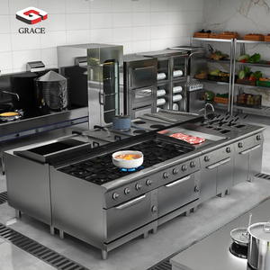 Complete High Quality Stainless Steel <strong>Commercial</strong> <strong>Kitchen</strong> <strong>Equipment</strong> for 5 Star Hotel Restaurant Catering Electric/Gas Powered - Product Image 2