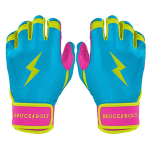 New Style Brucebolte Floro <b>Pink</b> Batting Gloves Manufacturer Real Leather Softball Gloves Supplier Custom Baseball Batting Gloves - Product Image 1
