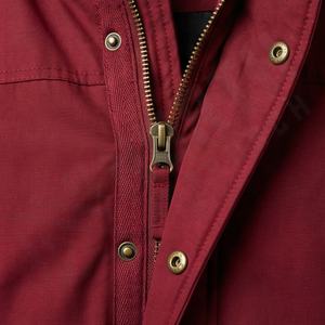 Veste parka en molleton de coton standard de qualité supérieure, coupe-vent, chaude, pour l'hiver, avec capuche réglable, taille plus, pour homme, thermique - Product Image 4