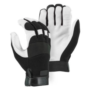 Wholesale Heat Resistance Premium Leather Mechanics <b>Gloves</b> Anti-Static Anti-Vibration <b>Silicone</b>-free Powder-free Customizable - Product Image 6