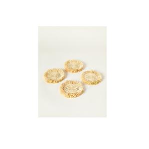 Sous-verres élégants en jute et en rotin pour thé et café, design admirable, tapis et coussinets de table classiques, sous-verres standard pour la cuisine - Product Image 1
