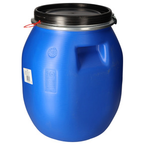 Barile con coperchio in plastica, quadrato, blu, 30 litri - Product Image 6