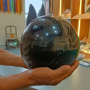 كرة بلورية طبيعية كبيرة الحجم من مادة الزبديون الطبيعية للتعاليم الفنية وفنغ شوي وعلاج بالشاكرا الروحية بواسطة OCA
