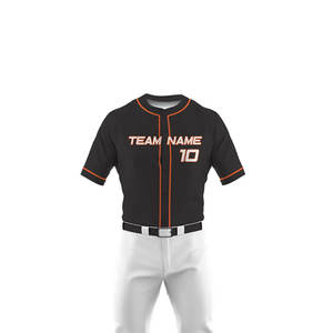 Uniforme de béisbol para hombre de calidad superior, peso ligero, tarifa barata, uniforme de béisbol antiarrugas Totalmente personalizado con el último diseño - Product Image 4