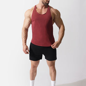 Camisetas sin Mangas para Hombre, de Secado Rápido, de Algodón Acanalado, con Logotipo Personalizado con Impresión Digital, Chaleco Deportivo para Gimnasio, Camiseta sin Mangas - Product Image 3
