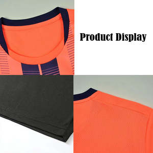 Uniforme de Fútbol Personalizado, Conjunto de Entrenamiento de Alta Densidad, Secado Rápido, Transpirable, Ligero, Tela Suave, Kit de Fútbol OEM - Product Image 3