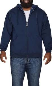 Sweat à capuche zippé unisexe logo personnalisé meilleure vente sweat à capuche d'échauffement d'hiver 100% coton brossé taux d'usine - Product Image 2