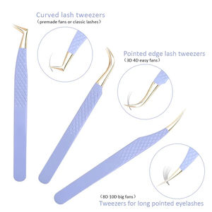 Herramientas de maquillaje Abrazadera Extensiones de pestañas Pinzas con capturas cosméticas duraderas de alta calidad Productos químicos de joyería - Product Image 2