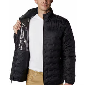 2026 Custom Design Hooded Heated <b>Jacket</b> Puff Padded Coat Men's Bubble Winter <b>Black</b> Custom Men Puffer <b>Jacket</b> - Product Image 5