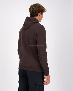 Sweat à capuche pull pour garçons en gros Top en molleton de coton sur mesure Sweat à capuche uni teint en relief - Product Image 3