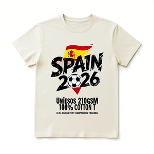 T-Shirt Unisex 210GSM 100% Cotone, Casual, Personalizzabile, Taglia XL, con Stampa Serigrafica e Caratteristiche Compressive - Product Image 2