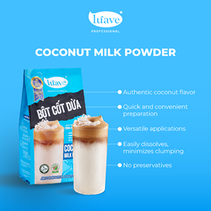 Lait de coco en poudre à la texture crémeuse certifié FSMA pour smoothies et boissons pour gâteaux fabriqués au Vietnam emballés dans des sacs du fabricant - Product Image 2