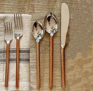 Ensemble de couverts élégant en acier inoxydable avec finition miroir élégant, parfait pour les repas à la maison et les fêtes de mariage, fournitures de cuisine - Product Image 2