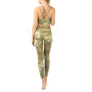 Conjunto de Yoga para mujer, ropa de entrenamiento para gimnasio, conjunto de Yoga, ropa de gimnasio, conjunto de Yoga transpirable para mujer - Product Image 2