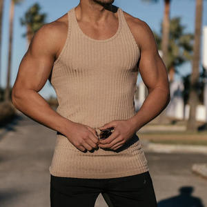 Débardeur de sport pour homme, imprimé personnalisé, sport, fitness, gym, marathon, course à pied, débardeurs sans couture - Product Image 4