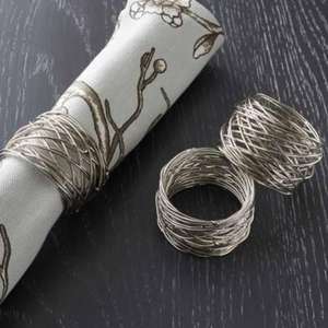 Anneaux de serviette durables et écologiques en acier inoxydable avec finition miroir pour mariage, hôtel et accessoires de table - Product Image 1