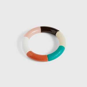 Pulsera de cuentas de resina elástica hecha a mano, moderna y elegante, en varios colores, para niñas y mujeres, joyería de moda para regalar. - Product Image 3