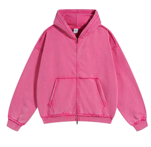 Sudadera con capucha lavada al ácido 100% hecha a medida, sudadera de hombre de talla grande, top de manga larga, estilo retro. - Product Image 1