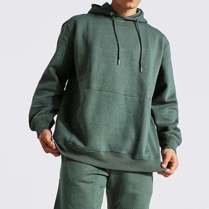 Nuevas sudaderas con capucha de moda para hombre, sudaderas 100% de algodón holgadas básicas, Jersey de invierno de gran tamaño con patrón sólido, sudaderas con capucha para hombre - Product Image 4