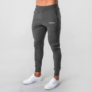 Streetwear personnalisé OEM Pantalons de survêtement pour hommes Jogging décontracté en coton Pantalons empilés pour hommes Pantalon d'échauffement de sport à fermeture éclair pour hommes - Product Image 3