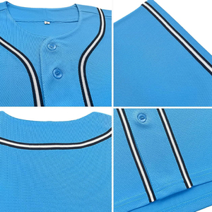 เสื้อเบสบอลพิมพ์ซับลิเมชันสำหรับผู้ชายเสื้อเจอร์ซี่ออกแบบได้ตามต้องการ - Product Image 4