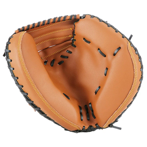 Guante de béisbol de cuero de alta calidad con empuñadura de Palma reforzada ideal para juegos de campo y campo interior diseñado para un rendimiento cómodo - Product Image 1