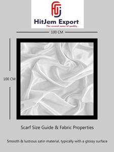 Tissu de foulard en satin imprimé sur mesure avec service de marque privée OEM ODM pour la promotion de la marque, les événements et le marketing - Product Image 6