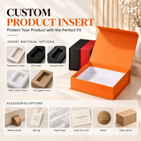 Boîtes cadeaux rigides entièrement personnalisées, taille sur mesure, insert avec logo, emballage de luxe pour cadeaux de beauté, cadeaux promotionnels, vêtements