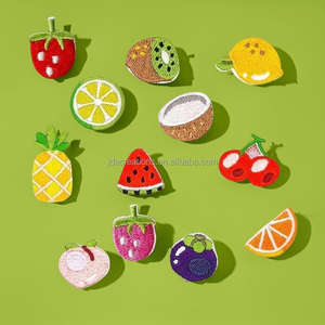 Parche Bordado Termoadhesivo Personalizado Ecológico con Diseño de Frutas para Sombreros y Decoración Textil - Product Image 1