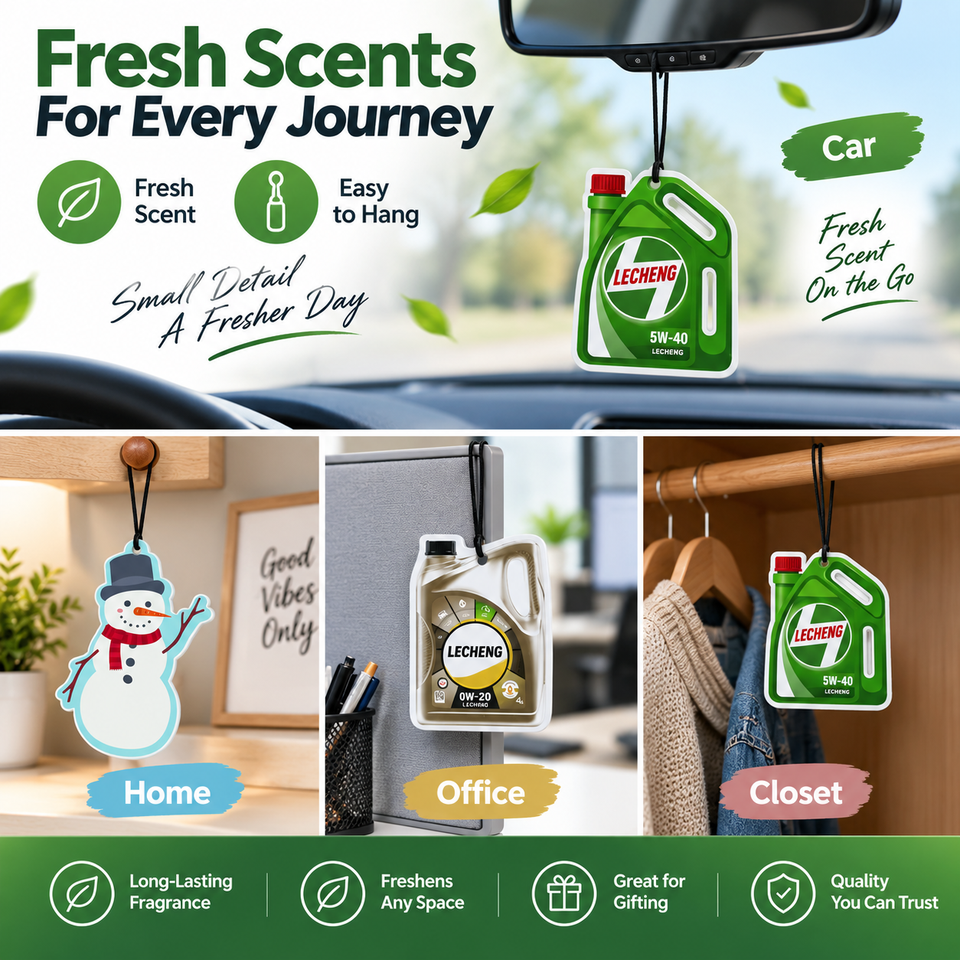 Modern Card Function Customizable Shape Hanging Paper Car Air Freshener Natural Evaporation ...