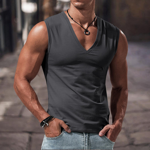 High-Quality Customizable 2025 Men's Fashion Vest for <b>Boys</b> Latest Style Gym <b>Tank</b> <b>Top</b> Made Pakistan - Product Image 6