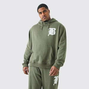 Vêtements de sport d'hiver sur mesure pour hommes, grande taille, coupe régulière, survêtement décontracté de haute qualité, veste respirante 100% coton, jogging - Product Image 2