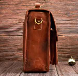 Laptop Bag Women | Gift for Him Personalized Gifts for Him <b>Leather</b> <b>Briefcase</b> Man - Product Image 1