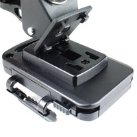 Support pour ordinateur portable en alliage d'aluminium argenté 1150248 avec hauteur réglable, portable et pliable