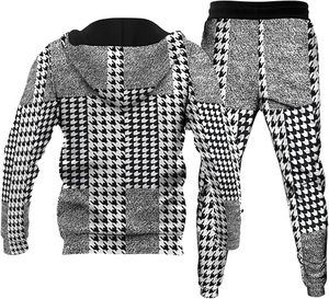 Nuevo chándal de algodón 100% para hombres y ropa de invierno Jogging Workout Hoodie pantalones de chándal para manga larga - Product Image 2