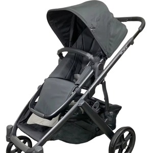 Poussette multi-places de luxe en alliage d'aluminium - Pliage en une seule étape avec garniture en cuir pleine fleur - Commandez dès maintenant - Product Image 1