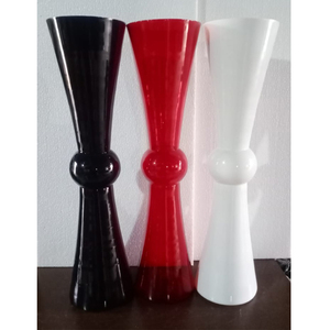 Centros DE MESA DE BODA DE 40-90cm jarrones acampanados de cristal de color personalizado, jarrón de trompeta de decoración de escenario de fiesta de Evento de mesa - Product Image 1