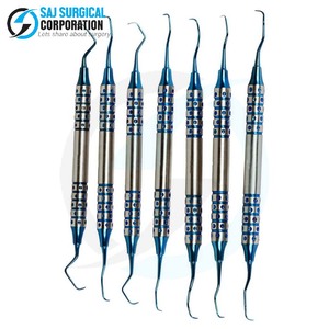 Premium Gracey Curette Set Escaladores dentales de acero inoxidable Instrumentos periodontales CE Certificado Dental Set Instrumento quirúrgico - Product Image 4