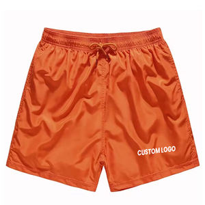 Shorts de sport en nylon pour hommes avec logo personnalisé, finition résistante à l'eau, produit confortable, shorts en nylon - Product Image 1