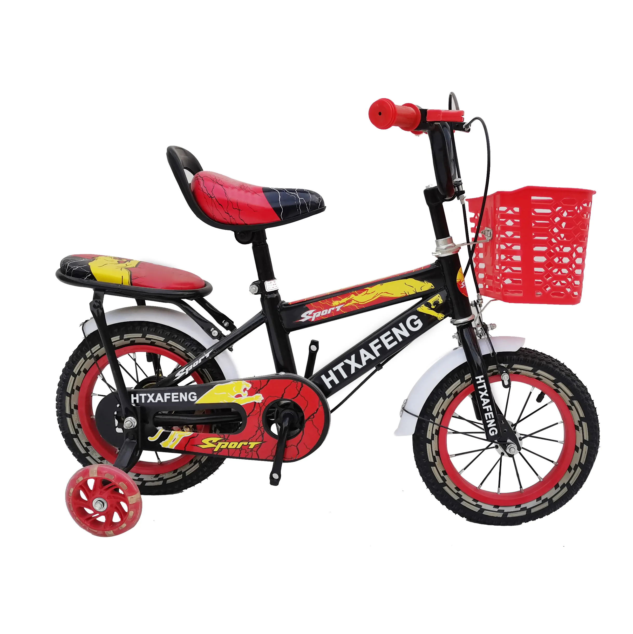 Hina-Carro de bicicleta pequeño para niños, 12 COOL L con casco, mochila escolar