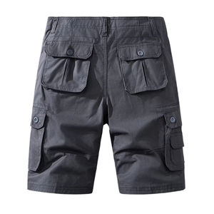 Top Sale Custom Casual <b>Slim</b> <b>Fit</b> Trend Capris <b>Men</b> Cargo <b>Shorts</b> Featuring Six Pockets with a Drawstring Design for Breathability - Product Image 4