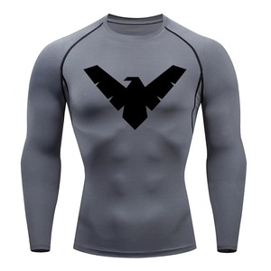 Personnalisez votre propre logo Rash Guard à manches complètes sublimé MMA Rash Guard BJJ Rash Guard Compression Shirt MMA Rashguard pour hommes - Product Image 4